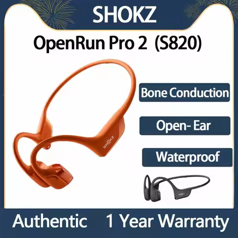 SHOKZ OpenRun Pro 2 S820/S821 Bluetooth Earphone With Bone Conduction IP55 Waterproof Open Headphone