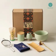 HILLKOFF : อุปกรณ์ชงมัทฉะ ครบ Set มีหลากหลายเซตให้เลือก Matcha Set ชุดชงมัทฉะ อุปกรณ์มัทฉะ ถ้วย แปรง