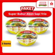 Super Bubur Abon Sapi Cup Trio
