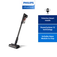 Philips XC7055 | Cordless Vacuum cleaner | Wet & Dry | 80 mins runtime | PowerCyclone 12 technology 