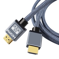 Cáp HDMI 8K chứng nhận 8K HDMI 2.1 cáp 8K/60Hz 4K/120Hz 2K/144Hz 48gbps cực cao Dây cáp tốc độ 3D si