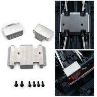 Stainless Steel Chassis Armor Axle Protector Skid Plate For RGT EX86190 EX 86190 LC76 1/10 RC Crawle