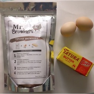 Tepung Brownies 400g (Loyang 8"x8") | Kurang Manis | Cepat & Mudah dibuat