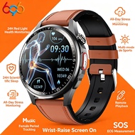 Men Smart Watch Ultra HD Screen ECG Health Monitoring All Day Fall Detected SOS Alert Heart Rate Fit
