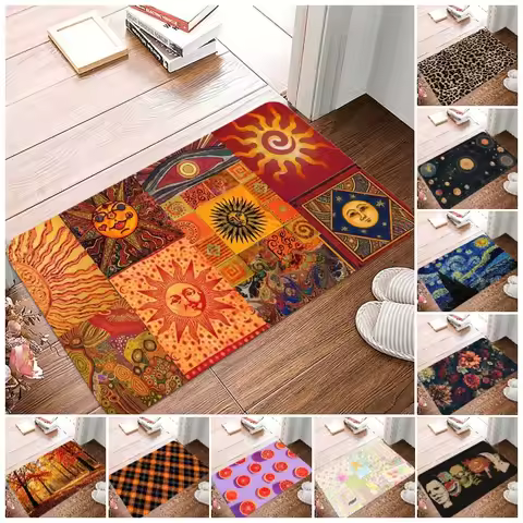 Non-Slip Waterproof Doormat Easy Clean Entrance Floor Mat Home Decor Durable Minimalism Indoor Outdo