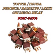 Relay Denso 90987-04004 Toyota Lexus Honda Perodua Daihatsu Fan / Starter / Fuse / Head Lamp Denso R