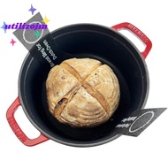 [utilizojmS] Perforated Silicone Bread Sling For Dutch Oven, With Long Handle, Nonsti & Reusable, Br