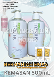 BELI 1 GRATIS 1 Sabun Cair 500ML Shinzu kemasan repack botol Pump Body wash GRATIS ONGKIR