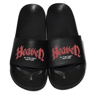 CHEKOUT Slide Sandals | Heaven Heaven Heaven Heaven | Black Black | Brainsgland