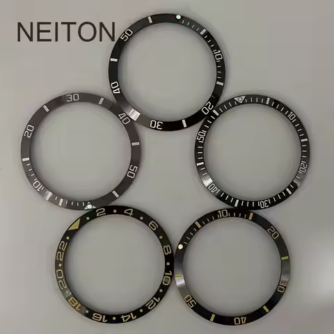 NEITON 34mm Ceramic Bezel Insert For 36mm Mens Watch Watches Replace Accessories Watch Face Watch Be