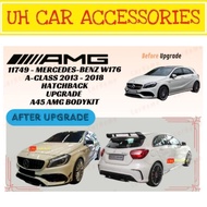 MERCEDES BENZ W176 A CLASS 2013-2018 HATCHBACK CONVERT A45 AMG BODYKIT SET