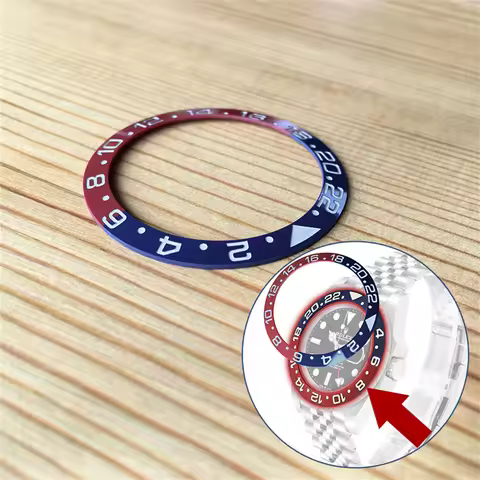 mk3 blue red all Ceramic Bezel Insert For Rolex GMT Master II 126710 116710