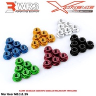 Gear NUT / Nuts Sprocket WR3 M10 10mm Universal R25 ZX25R Ninja CBR