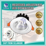 LED Angle Adjustable Downlight 12w 20w 30w High Power LED Recessed Spot Light High Ceiling Downlight