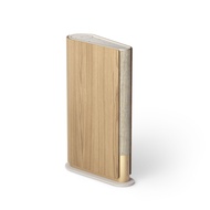 Beosound Emerge Bookshelf Wi-Fi Speaker, Gold Tone/Light Oak