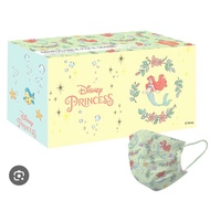 （60個）Disney 口罩 公主 Ariel 小魚仙 迪士尼 中童 兒童 小童 非 skater Good mask on savewo save wo 救世 wellman 惠民 卡倫 med36