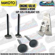 MAKOTO ENGINE VALVE INTAKE & EXHAUST FOR SIP 125/K-BLADE 125