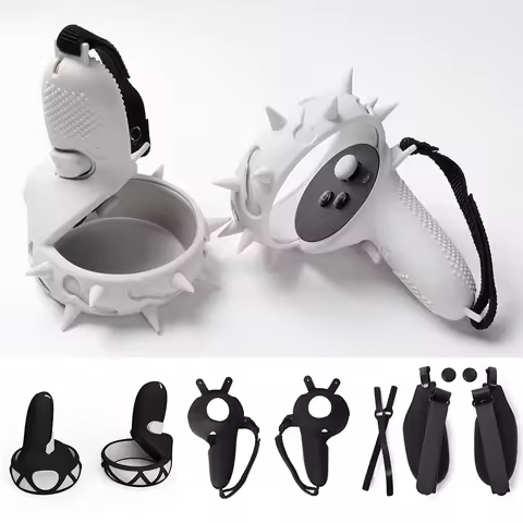 Protective Cover For Oculus Quest 2 VR Touch Controller Cover With Knuckle Strap Handle Cover For Oc