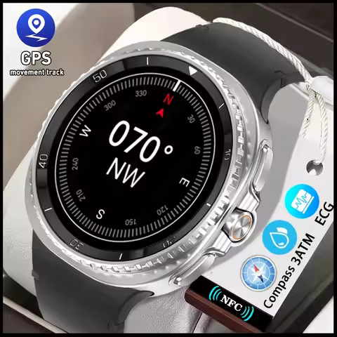 Smart Watch 8 Classic GPS NFC Health Monitoring Smartwatch Men's Outdoor Sports Fitness HD Bluetooth