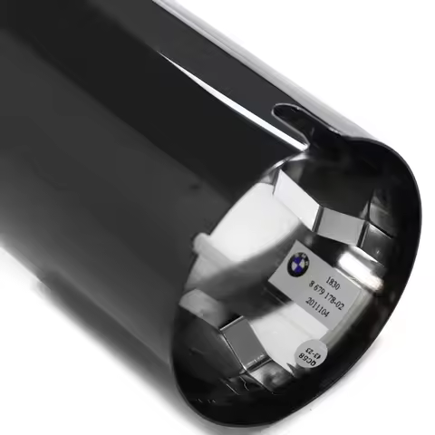 2pcs/lot Car Tailpipe Black Cover For BMW Z4 G29 Xdrive 20i 30i 2019-2024 Muffler Tip Tailpipe Repla