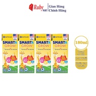 Lot of 4 boxes of Smarta Grow ready-to-drink milk 180ml Nutricare nutrition for stunted children