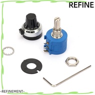 REFINEMENT 2W Wirewound Potentiometer, 2W High Accuracy 3590S-2-101L Potentiometer, 100Ohm Resistanc