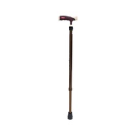 Bion Walking Stick Bronze 19mm | Height Adjustable Anti-slip Rubber Stopper Lightweight Walking Aids