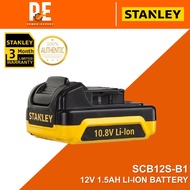 STANLEY SCB12S-B1 / SCB12S 1.5AH BATTERY FOR CORDLESS HAMMER DRILL 12V (N433247)