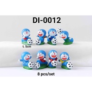 Di-0012 Doraemon Football cake topper figurine Toy