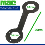MAC 36/38 Black Washing Machine Wrench Spanner Thick