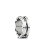 Bering Arctic Symphony Polished Silver Women's Ring  (525-17-X3)