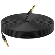 1/4 "Super Long 5m 10m 15m 20m Mono 6.35mm Audio Cable 6.5 Big Two-Core Mono Male to Male Audio Cabl