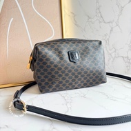 CELINE Vintage Macadam Vanity Bag 中古 罕有 老花 化妝包 手拿包