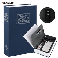 KIPRUN Safe Book Lock Box, Diversion Book Safe with Combination Lock,  Portable Hidden Metal Safe Bo