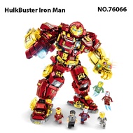 Đồ Chơi Lắp Ráp Kiểu LEGO Mô Hình Robot HulkBuster Steal Mecha Kèm 6 Nhân Vật Iron Man Và Găng Tay V