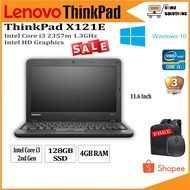 Lenovo ThinkPad X121E / Intel Core i3 2nd Gen / 4GB RAM / 128GB SSD / 11.6''