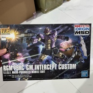 hg THE ORIGIN 1/144 GM Intercept Custom ORI BANDAI