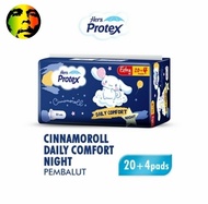 Hers protex cinnamonroll daily comfort night 30cm 24s