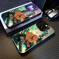 Anime Cartoon ONE PIECE Roronoa Zoro Laser Casing For Samsung Galaxy A71 A72 A73 J7 Prime M23 M30S M31 Note 20 S21 Plus Ultra Hard Silver Black White Laser Matte IMD Phone Case