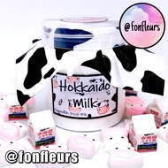 Fonfleurs Slimes 🇸🇬 Hokkaido Milk Fresh Scent White Plain Glossy Butter Toys Kids Children Gift Present Moo Cow Prints