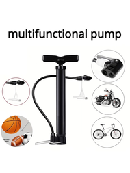 T字型手柄小泵浦,帶氣球針和高壓泵,適用於自行車、電動車、汽車、籃球等