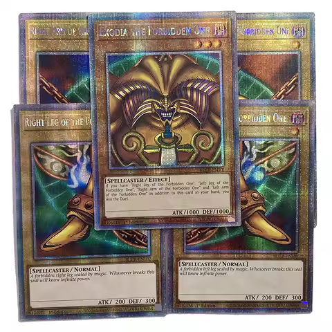 Yu-Gi-Oh! Collection DIY Proxy Cards Exodia the Forbidden One English DIY Toys Hobbies Full Set Engl