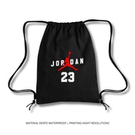 Waterproof Drawstring Bag - New String Bag with JORDAN AND JORDAN SHOES motif