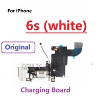 บอร์ดเฟล็กซ์ที่ชาร์จของแท้ชาร์จพอร์ตสำหรับ iPhone 6s 6S Plus แจ็คไมโครโฟนปลั๊ก Usb สายเคเบิลงอได้การ