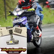 BOHLAM LAMPU DEPAN LED JUPITER Z BURHAN NYALA PUTIH HARGA 2 PCS PNP JUPITER Z BURHAN DAN MOTOR LAIN 