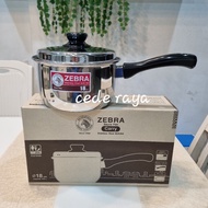 Zebra carry 18 cm stainless steel lid sauce pan with handle / sauce pan Zebra stainless steel pot