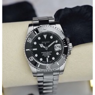 Seiko Mods Seikolex Sub black stainless steel oyster jubilee mechanical watch automatic watch seiko 