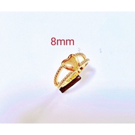 Cincin Design Love Emas Bangkok Copy Cop 916