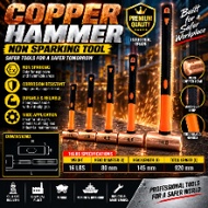Copper Hammer 16LBS 80mm Non Sparking Tool