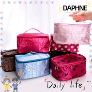 DAPHNE Makeup Bag Pouch Leather Beauty Travel Toiletry Squar Storage Wash Bag